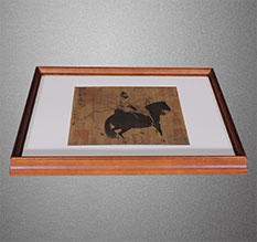 安塞书画装裱配框服务案例